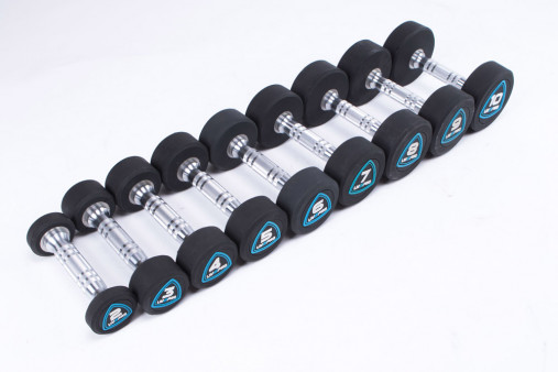 Гантели в уретане LIVEPRO Studio Dumbbells 1 кг, черный/синий Гантели в уретане LIVEPRO Studio Dumbbells 1 кг, черный/синий