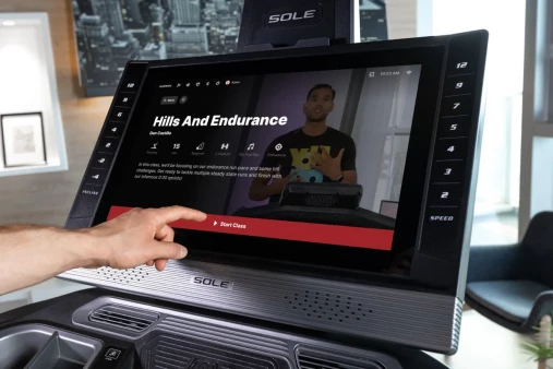 Беговая дорожка Sole F89 (21,5" TFT экран) с Z-образной рамой