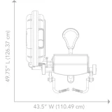 Бицепс сидя HOIST CL-3102 матовый черный/черный