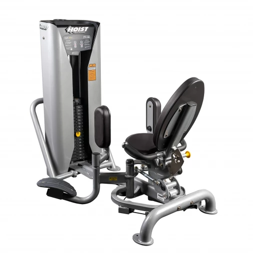 Приводящие, Отводящие ног HOIST HD-3800 грузоблочный тренажер со стеком 82 кг (цвет рамы: платиновый / подушки: черные) Приводящие, Отводящие ног HOIST HD-3800 грузоблочный тренажер со стеком 82 кг (цвет рамы: платиновый / подушки: черные)