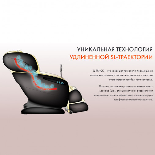 Массажное кресло UNO GRANDE UN624 Brown Массажное кресло UNO GRANDE UN624 Brown