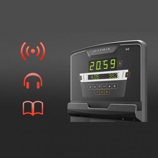 Эллиптический тренажер Matrix Performance. Консоль LED