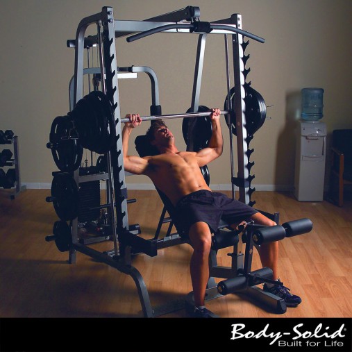 Силовой комплекс на базе 348 машины Смита Body-Solid GS348QP4 (без встроенного стека 90кг) Силовой комплекс на базе 348 машины Смита Body-Solid GS348QP4 (без встроенного стека 90кг)