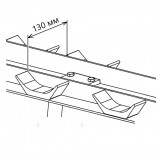 AeroFit AFDBR5 Стойка для хранения 5-ти пар гантелей