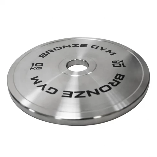 Диск олимпийский BRONZE GYM стальной 10 кг хромированный 51мм Диск олимпийский BRONZE GYM стальной 10 кг хромированный 51мм