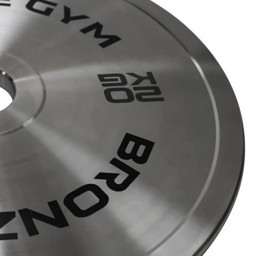 Диск олимпийский BRONZE GYM стальной 20кг хромированный 51мм Диск олимпийский BRONZE GYM стальной 20кг хромированный 51мм