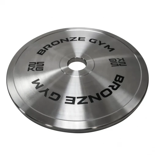 Диск олимпийский BRONZE GYM стальной 25 кг хромированный 51мм Диск олимпийский BRONZE GYM стальной 25 кг хромированный 51мм