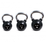 Гиря обрезиненная с хромированной рукояткой, AeroFit, 28 кг. Гиря обрезиненная с хромированной рукояткой, AeroFit, 28 кг.