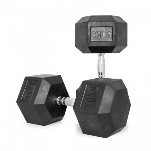 Гантель неразборная гексагональная VictoryFit VF-H550 (55 кг)