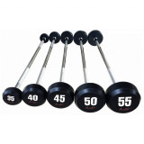 Aerofit AFB35-55 (AFB145-S/35-55KG) Набор прямых обрезиненных штанг, 35-55 кг