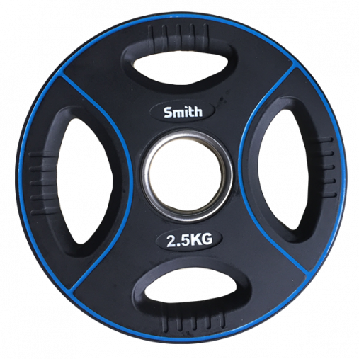 Диск для штанги Smith PUWP12-2,5 полиуретановый, 2,5кг Диск для штанги Smith PUWP12-2,5 полиуретановый, 2,5кг