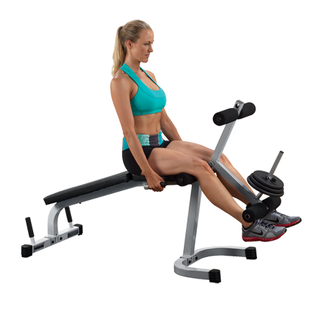 Скамья для разгибания и сгибания ног Body Solid Powerline PLCE165X на свободных весах Скамья для разгибания и сгибания ног Body Solid Powerline PLCE165X на свободных весах