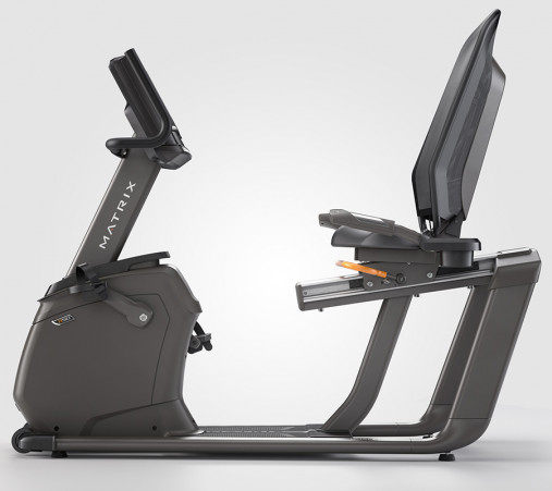 Велоэргометр Matrix R50XUR горизонтальный домашний с 22-дюймовым сенсорным дисплеем Велоэргометр Matrix R50XUR горизонтальный домашний с 22-дюймовым сенсорным дисплеем