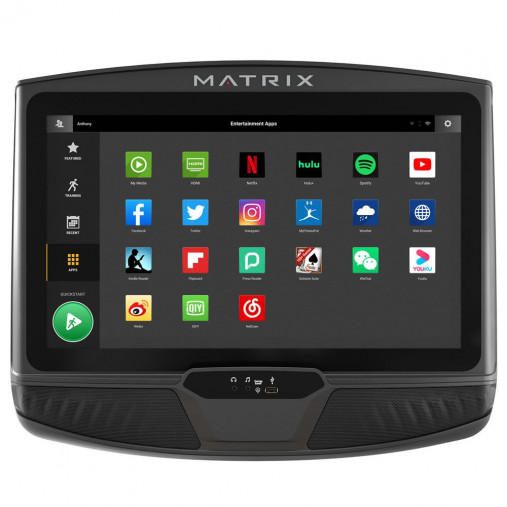 Велоэргометр Matrix R50XUR горизонтальный домашний с 22-дюймовым сенсорным дисплеем Велоэргометр Matrix R50XUR горизонтальный домашний с 22-дюймовым сенсорным дисплеем