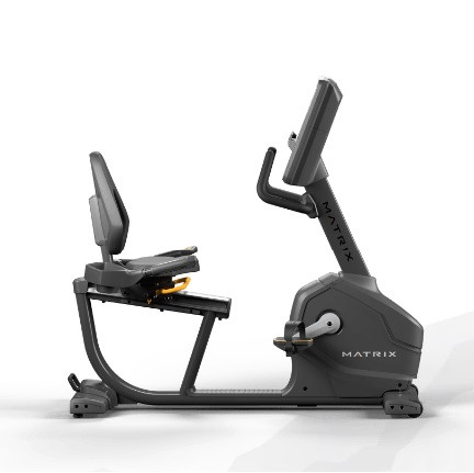 Горизонтальный велотренажер Matrix Endurance. Консоль LED