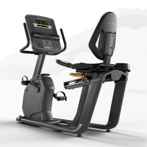Горизонтальный велотренажер Matrix Lifestyle. Консоль LED