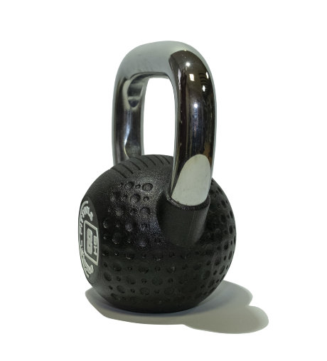 Гиря 8 кг с хромированной ручкой полиуретановая (CPU) Гиря 8 кг с хромированной ручкой полиуретановая (CPU)