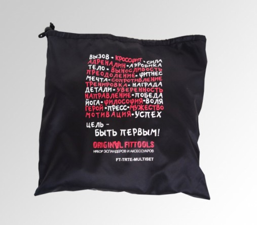 Набор эспандеров трубчатых (6 шт.) и аксессуаров в сумке Original Fit.Tools Набор эспандеров трубчатых (6 шт.) и аксессуаров в сумке Original Fit.Tools