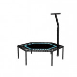 Батут с ручкой LIVEPRO Trampoline with Handle диаметр 105 см, черный/синий