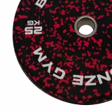 Диск бамперный BRONZE GYM камуфляж красный 25кг