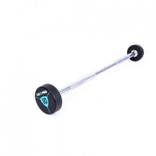 Штанга в уретане LIVEPRO Urethane Barbell 10 кг, черный/синий Штанга в уретане LIVEPRO Urethane Barbell 10 кг, черный/синий