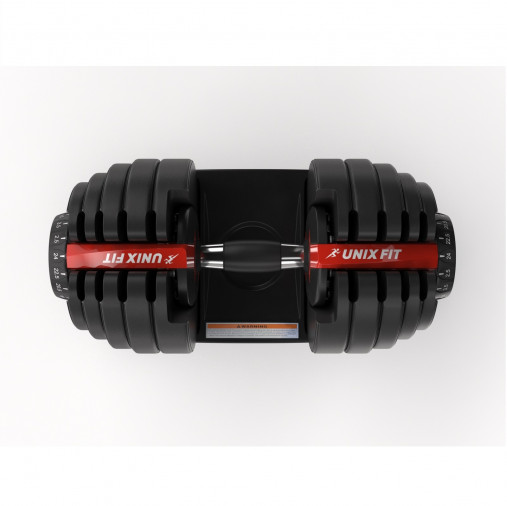 Гантель со ступенчатой регулировкой UNIX Fit (от 2.5 до 24 кг)