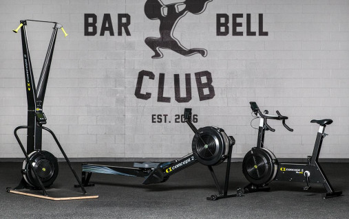 Комплект Concept2: гребной тренажер RowErg + лыжный тренажер SkiErg (c подставкой) Комплект Concept2: гребной тренажер RowErg + лыжный тренажер SkiErg (c подставкой)