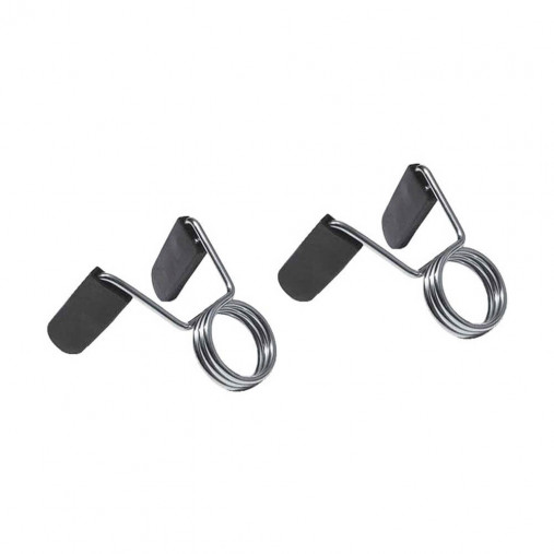 Гриф сильно изогнутый хромированный Aerofit AFBW с пружинными замками